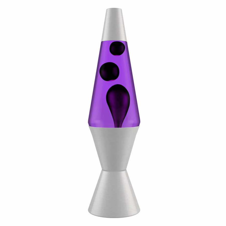 14.5'' LAVA LAMP - BLACK & PURPLE Pack