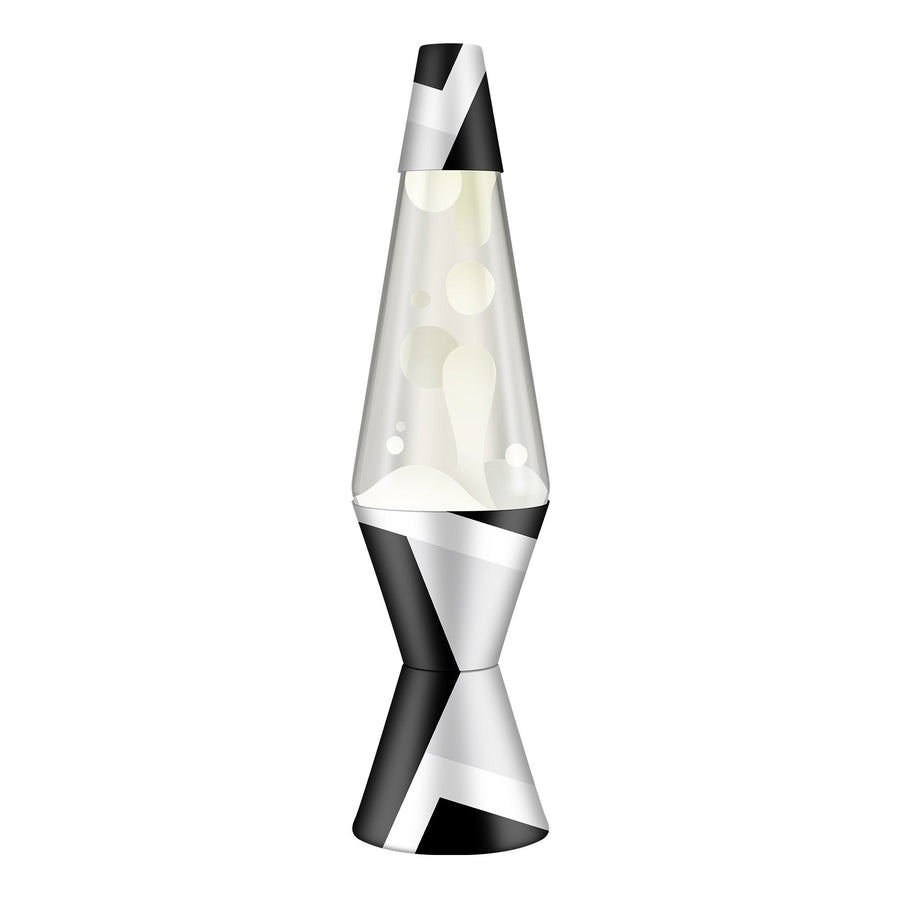 14.5" LAVA LAMP POLYGONAL WHITE TONE Collection