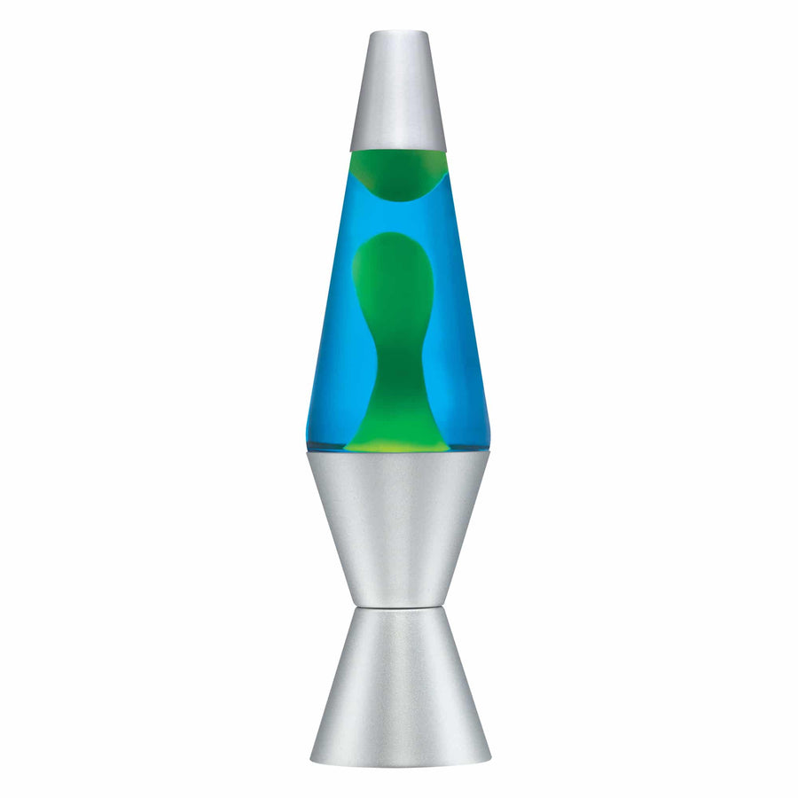 14.5" LAVA LAMP - YELLOW/BLUE/SILVER Bundle