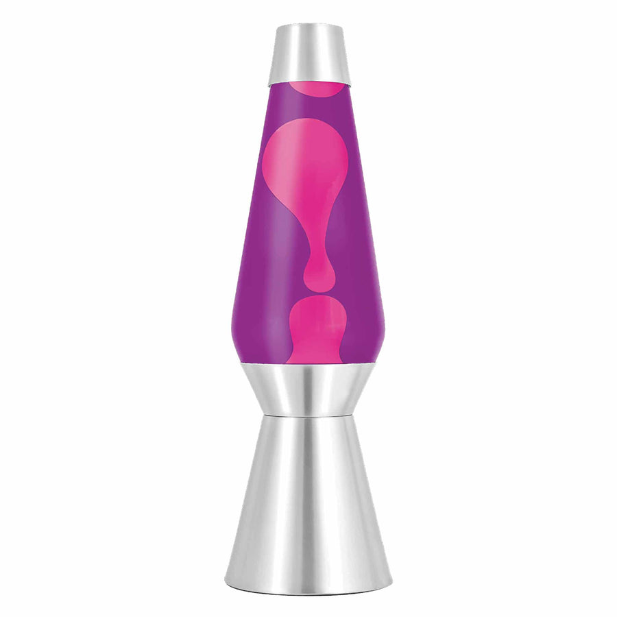 27" LAVA LAMP GRANDE - PINK/PURPLE/SILVER Pack