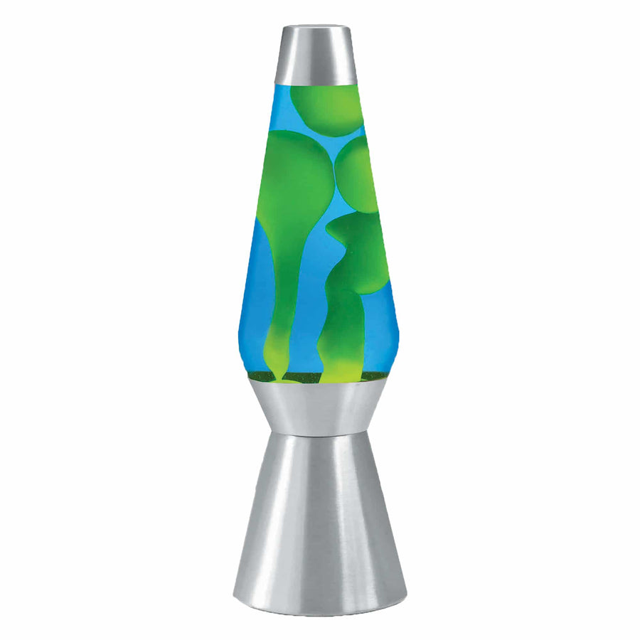 27" LAVA LAMP GRANDE - YELLOW/BLUE/SILVER Collection