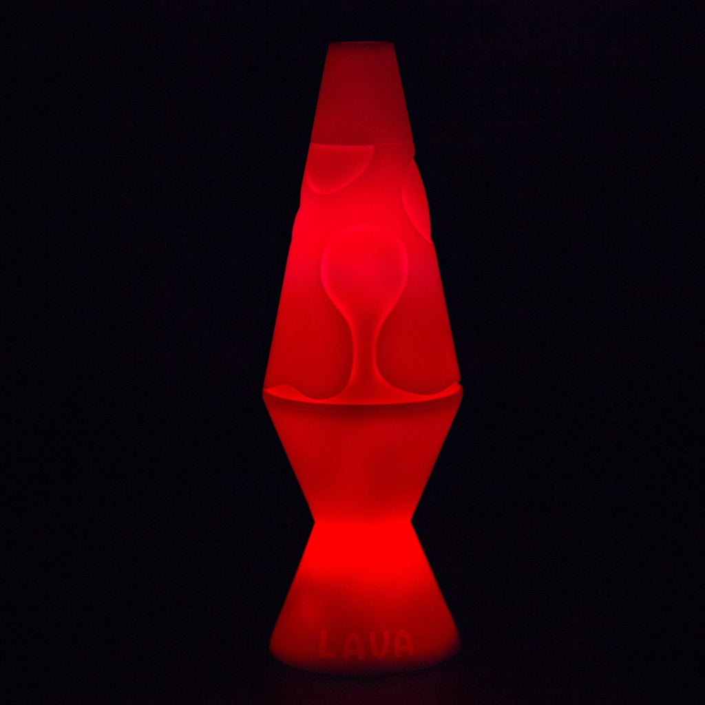 Led LAVA� Lamp - On Red